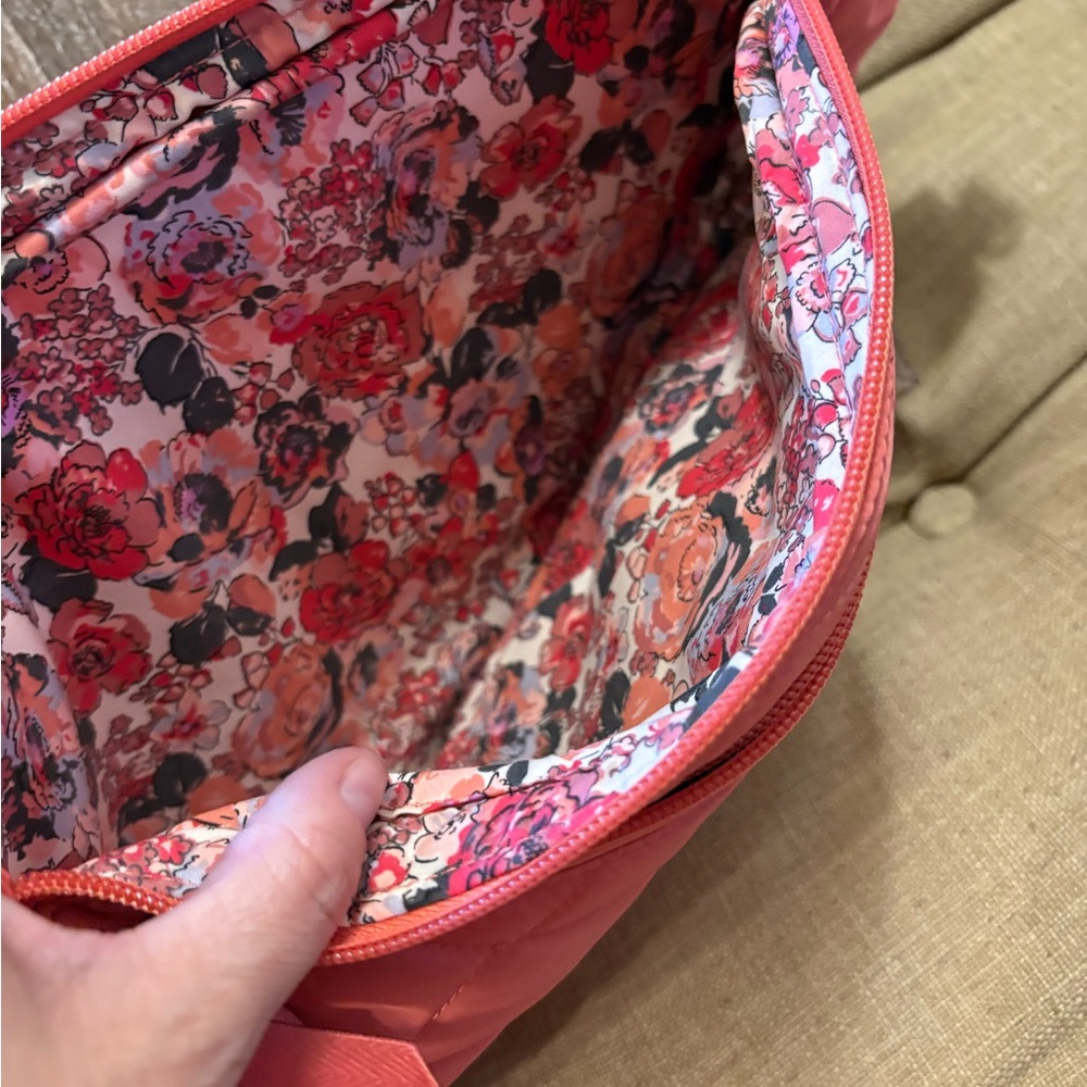Vera Bradley Pink Quilted Backpack - Picture 3 of 4